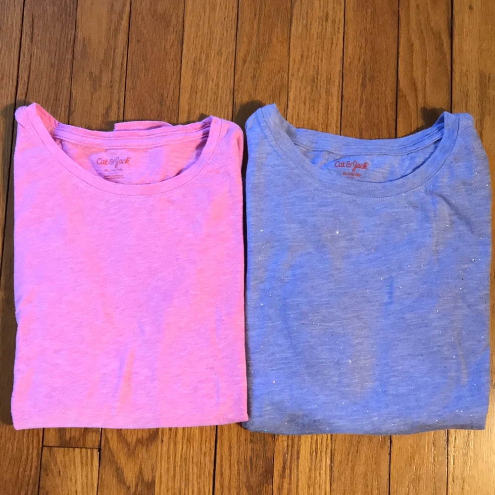Girls Lot of 2 Long Sleeve Tops